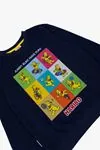 3-10 Yaş Lisanslı Haribo Unısex Çocuk Sweat -Siyah-