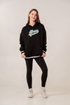 9-15 Yaş Unıque Strong Kız Çocuk Sweatshırt -Siyah-