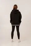 9-15 Yaş Unıque Strong Kız Çocuk Sweatshırt -Siyah-