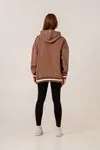 9-15 Yaş Unıque Strong Kız Çocuk Sweatshırt -Modern Latte-