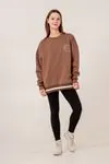 9-15 Yaş Champ Unıque Kız Çocuk Sweat -Modern Latte-