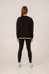 9-15 Yaş Champ Unıque Kız Çocuk Sweat -Siyah-