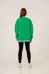 9-15 Yaş Champ Unıque Kız Çocuk Sweat -Yeşil-