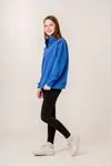 9-15 Yaş Fabulous Cool Kız Çocuk Sweat -Saks Mavisi-