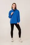 9-15 Yaş Fabulous Cool Kız Çocuk Sweat -Saks Mavisi-