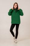 9-15 Yaş Fabulous Cool Kız Çocuk Sweat -Benetton Yeşil-