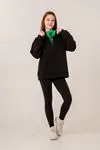 9-15 Yaş Fabulous Cool Kız Çocuk Sweat -Siyah-