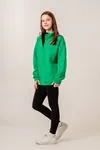 9-15 Yaş Fabulous Cool Kız Çocuk Sweat -Yeşil-
