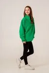 9-15 Yaş Fabulous Cool Kız Çocuk Sweat -Yeşil-