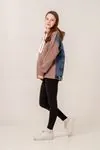 9-15 Yaş Exactly Soddo Kız Çocuk Sweatshırt- Mocha-