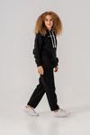 9-15 Yaş Exactly Soddo Kız Çocuk Sweatshırt- Siyah-