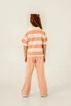 8-12 Yaş Line Mussness Kız Çocuk Takım -Modern Somon-