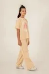 8-12 Yaş Sunny Days Kız Çocuk Takım -Latte-