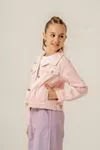 4-12 Yaş Lizbon Colors Kız Çocuk Ceket -Pembe-