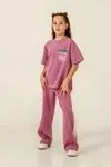 8-12 Yaş New Vibe Kız Çocuk Takım -Vişne-