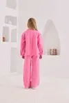 4-8 Yaş Flower Daisy Kız Çocuk 3'Lü Takım -Pembe-