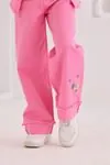 4-8 Yaş Flower Daisy Kız Çocuk 3'Lü Takım -Pembe-
