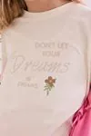 4-8 Yaş Flower Daisy Kız Çocuk 3'Lü Takım -Pembe-