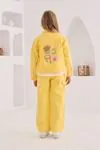 4-8 Yaş Love Bloom Kız Çocuk 3'Lü Takım -Sarı-