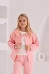 4-8 Yaş Stephanie Kız Çocuk 3'Lü Takım -Pembe-