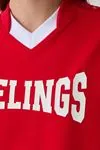 10-16 Yaş Feelıngs Premium  Kız Çocuk Takım-Kırmızı