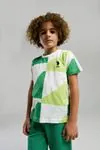 4-15 Yaş Lisanslı Us Polo ASSN Erkek Çocuk Takım-Yeşil