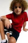 4-15 Yaş Lisanslı Us Polo ASSN Erkek Çocuk Takım-Kırmızı