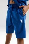 4-15 Yaş Lisanslı Us Polo ASSN Erkek Çocuk Takım-Saks