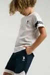 4-15 Yaş Lisanslı Us Polo ASSN Erkek Çocuk Takım-Taş