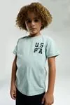 4-15 Yaş Lisanslı Us Polo ASSN Erkek Çocuk Takım-Yeşil