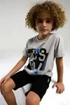 4-15 Yaş Lisanslı Us Polo ASSN Erkek Çocuk Takım-Uzay Grisi