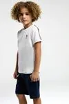 4-15 Yaş Lisanslı Us Polo ASSN Erkek Çocuk Takım-Beyaz