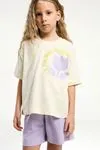 4-15 Yaş Lisanslı Us Polo ASSN Kız Çocuk Takım-Limon