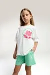 4-15 Yaş Lisanslı Us Polo ASSN Kız Çocuk Takım-Krem