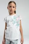 4-15 Yaş Lisanslı Us Polo ASSN Kız Çocuk Takım-Krem