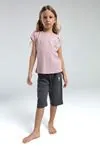 4-15 Yaş Lisanslı Us Polo ASSN Kız Çocuk Takım-Pembe