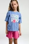4-15 Yaş Lisanslı Us Polo ASSN Kız Çocuk Takım-İndigo