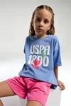 4-15 Yaş Lisanslı Us Polo ASSN Kız Çocuk Takım-İndigo