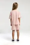 4-15 Yaş Lisanslı Us Polo ASSN Kız Çocuk Takım-Somon