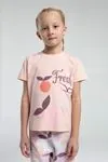 2-15 Yaş Fresh Leaf Kız Çocuk Takım-Somon