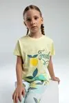 2-15 Yaş Fresh Leaf Kız Çocuk Takım-Sarı