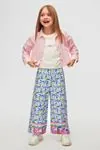 4-8 Yaş Colourful Bloom Kız Çocuk 3'Lü Takım-Pembe