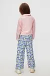 4-8 Yaş Colourful Bloom Kız Çocuk 3'Lü Takım-Pembe