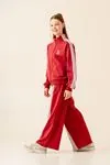 9-15 Yaş Moderno Design Line  Kız Çocuk Takım-Bordo
