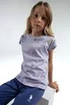 4-15 Yaş Lisanslı Us Polo Assn Kız Çocuk Takım-Lila
