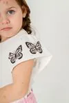 2-9 Yaş Butterfly Kız Çocuk Takım-Pembe
