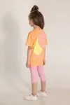 3-8 Yaş Vibes Bananas Kız Çocuk Takım-Oranj
