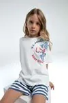 4-15 Yaş Lisanslı Us Polo Assn Kız Çocuk Takım-Beyaz