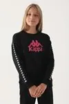 7-16 Yaş KAPPA Kız Çocuk Sweat -Siyah-Siyah