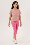6-9 Yaş New Daisy Relaxe  Kız Çocuk Takım-Pembe